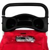 Folding Pet Stroller Dog/Cat Travel Carrier Red